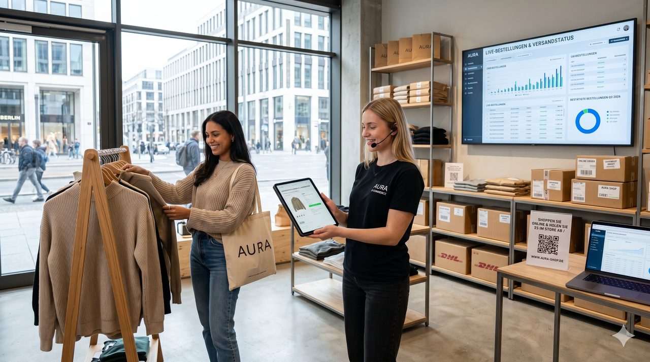 Moderner Einzelhandel und E-Commerce – Kundenberatung und Bestellmanagement per KI